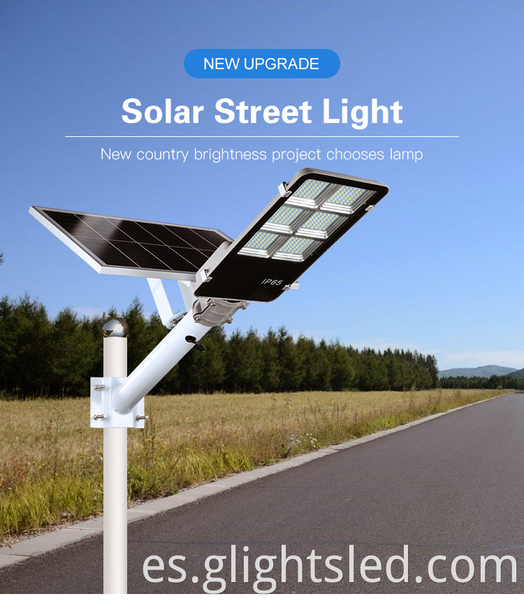 Die Casting Aluminum IP65 al aire libre impermeable 120W SMD Solar LED Street Light